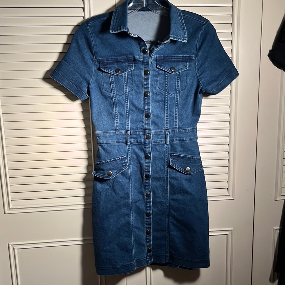 Denim Dress 4, Short Preppy Find ! THE BOMB!